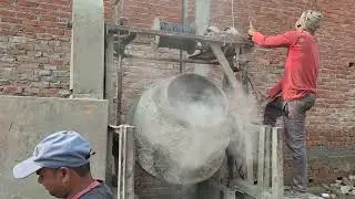 जलालाबाद मदरसे के पास लिंटर ढलाई करते हुए साद सेटिंग वर्क संपर्क करें 🌹9137 022741 🌹