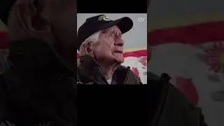 WW2 Paratrooper describes jumping over a sea of flak #ww2