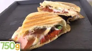 Recette de Panini jambon-tomate-mozzarella - 750g