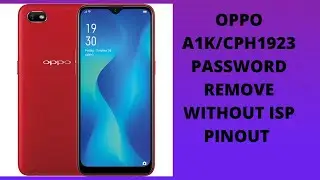 OPPO A1K/CPH 1923 Password Remove | Without ISP Pinouts | EFT Pro Dongle