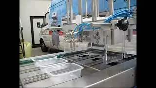 Termoselladora de bandejas industrial