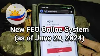New FEO Online System | Philippines