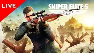 One Bullet, One Kill 🎯 | Sniper Elite 5 Live Stealth Gameplay