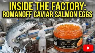 🏭 Inside the Caviar Factory: The Transformation to Edible 🌍 (Full Process)