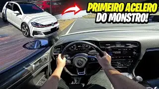 INSANO! ATINGIMOS 255 KM/H NO GOLF GTI MK7.5 ORIGINAL! ACABOU A PUREZA 🔥