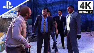 GTA 5 -  Michael And Franklin The Millionaire Jewel Heist In Stunning PS5 4K HDR 60FPS Gameplay!