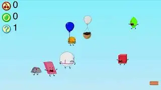 BFDI Blocky and Eraser Screaming