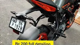 Rc 200 Bs6 model ceramic coating... (moto spa kolkata)