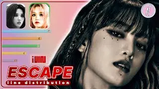 I-DLE - ESCAPE (Line Distribution)