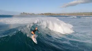 Chesney & Girls Ripping at Haleiwa   4K