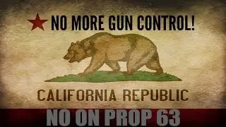 California Gun Control VOTE NO ON PROP 63