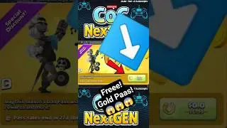 Free Gold Pass #coc #clashofclans #shorst #trendingshorts #goldpass #cocnextgen #gaming #