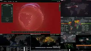 World Live Cyber Attack EASY MULTI DISPLAY VIDEO WALL SOFTWARE