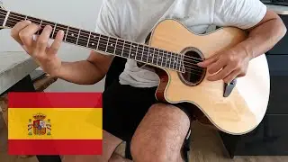 Asturias For Beginners | Fingerstyle Guitar