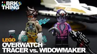 LEGO Overwatch Tracer vs. Widowmaker 75970 (Unboxing & Speed Build)