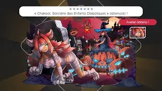 Puzzle & Dragons Story - Fire Cross Team with Trickster Witch, Chakeol