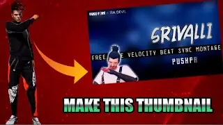 How to make thumbnail like The Rowdy Fighter and SPH Gaming | Free Fire Editing Tutorial | RA DEVIL