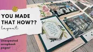 Scrapbook Layout Idea | Stampin' Up! Painted Wishes Kit