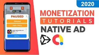 Unity Admob Native Ad Advanced, 8 steps