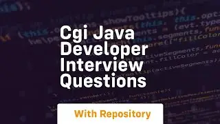cgi java developer interview questions