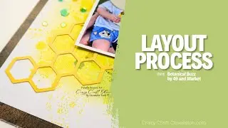 Live in the Moment || Botanical Buzz || Scrapbook Layout