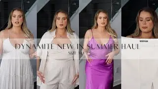 DYNAMITE CLOTHING HAUL | NEW IN | DRESSES + SHORTS + TOPS | TRY ON & STYLE | SIZE MEDIUM + LARGE