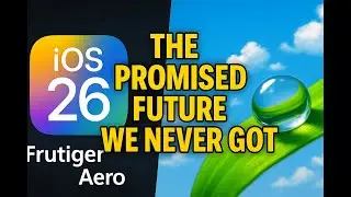 New IOS 26: Frutiger Aero is back? The Aesthetic Shift We Needed