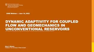 June 2022: Dynamic Adaptivity for Coupled Flow and Geomechanics in Unconventional Reservoirs