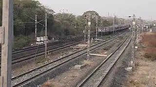 39127 Gomoh WAP-7 Powered 12296 Danapur - SMVT Bengaluru Sanghamitra SF Express #sanghamitraexpess