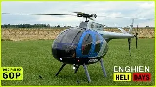 SPORTY FLYING OF A BIG HUGHES 369A POLICE | HELIDAYS ENGHIEN 2019