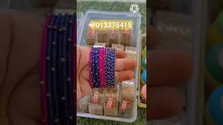 metal bangles combo offer 📢#handmade #silkthreadbangles