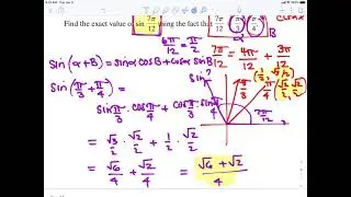 Sum and Difference Formulas Part 2