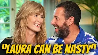 Adam Sandler and Laura Dern on Finally Acting Together in Jay Kelly