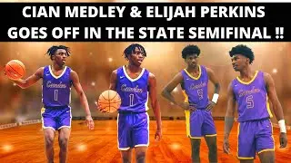 CIAN MEDLEY GOES OFF DROPS 20 POINTS STATE SEMIFINAL | DJ Wagner Camden Basketball (Game Day Vlog)