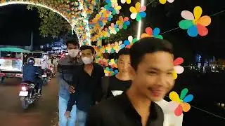 Cambodia, Siem Reap, 2021 December 31 New Year Eve, river bridge, Tamas Magyar Kambodzsa