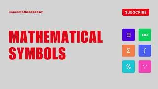 Mathematics symbols list #math #maths #mathematics #symbols