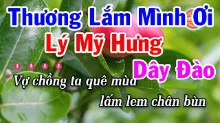 Karaoke Thương Lắm Mình Ơi - Lý Mỹ Hưng Dây Đào