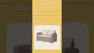 Sof&aacute;s para exterior que transforman tu terraza 🛋️✨