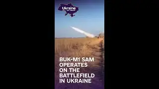 Buk-M1 SAM operates on the battlefield in Ukraine