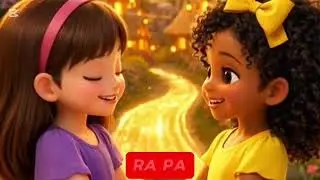 Ella & Bella 🌈  The Village That Shared the Light  Kids Kindness Song