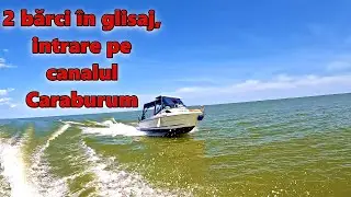 Aventura &icirc;n Viteza: Două Barci &icirc;n Glisaj pe Lacul Golovița și intrare pe Canalul Caraburum! 🚤💨