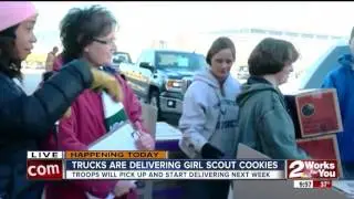 Girl Scouts of Eastern OK get their cookies