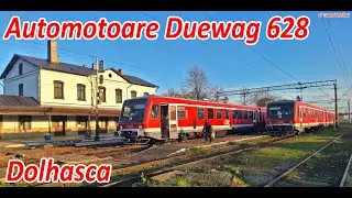 [4K] Automotoare Duewag 628 Regio Calatori la Dolhasca [noiembrie, 2025]