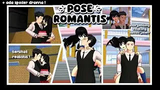 POSE ROMANTIS TERBARU !🌷|| + SPOILER DRAMA || sakura school simulator