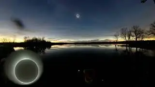 Eclipse at Ausable point New york 4/8/2024 3:25pm for 3:33 Minutes