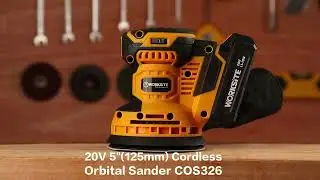 WORKSITE 20V Random Orbital Mini Sander COS326