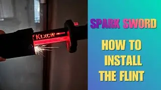 How to change the flint for the TikTok Viral Sparking Sword Spark Sword
