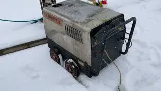 Cleanwell 240v hot & cold power washer
