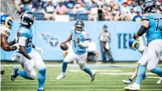 Cam Ward Week 2 Every Drop-Back, Pass and Run Tennessee Titans vs Los Angeles Rams NFL 2025