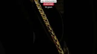 Latest Gold Chain Designs For Men 16gm #gold #shorts #chain #viral #trend